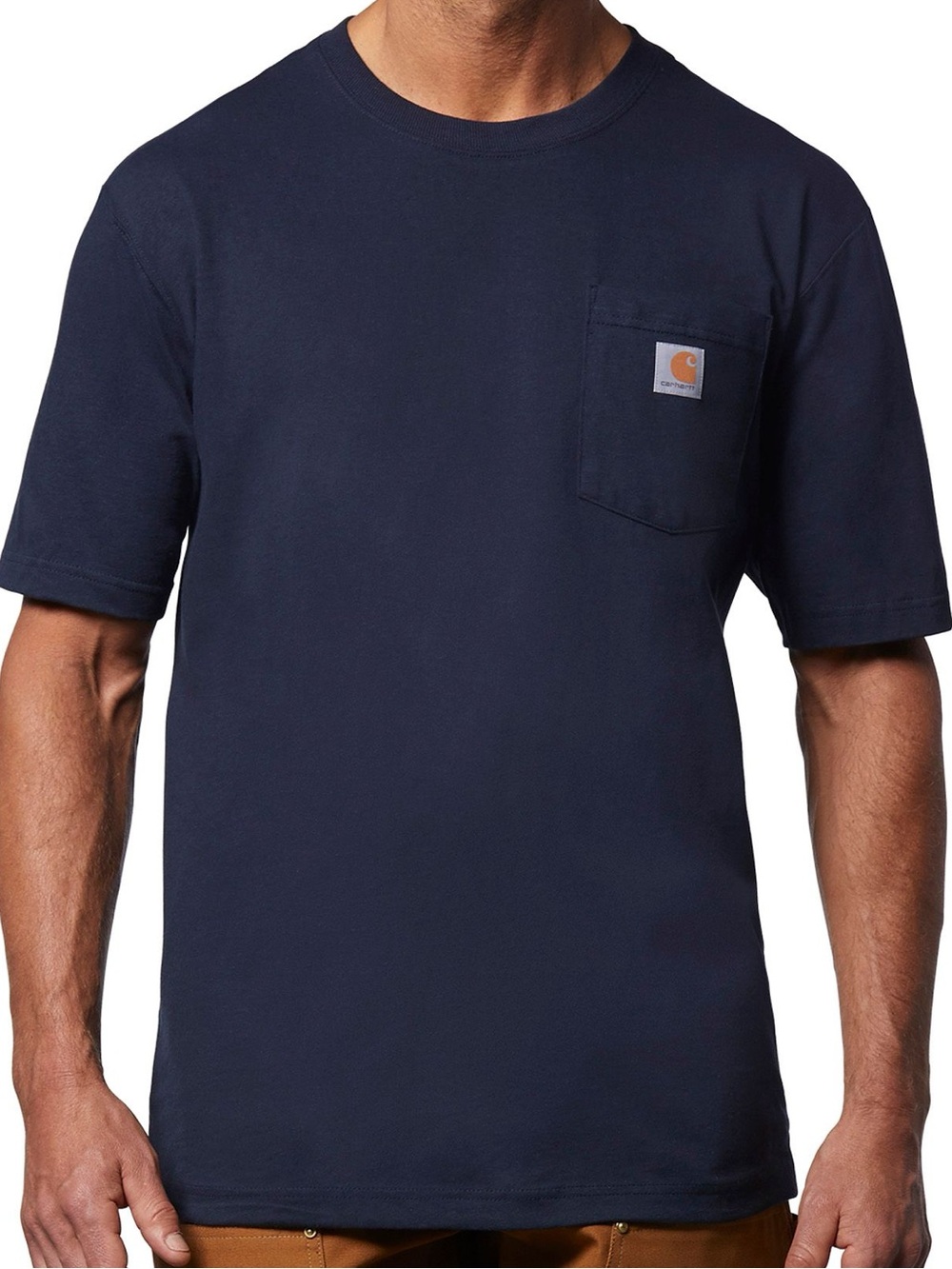 Carhartt Navy Short-Sleeve Pocket Tee